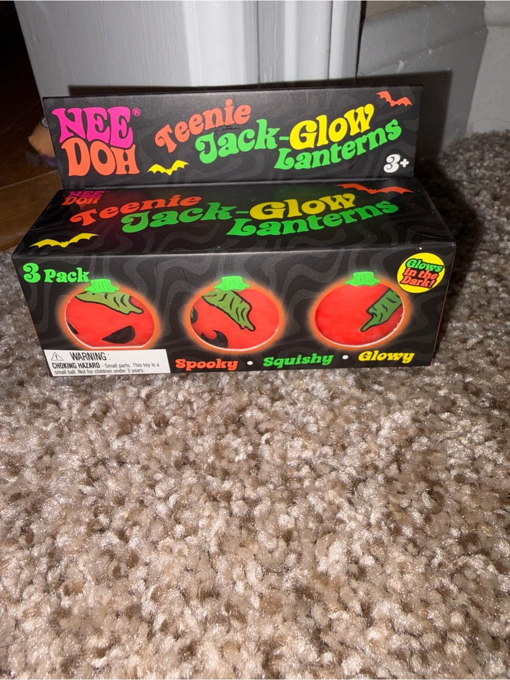 Teenie Jack-Glow Lanterns - Orange Glow (3 Pack)